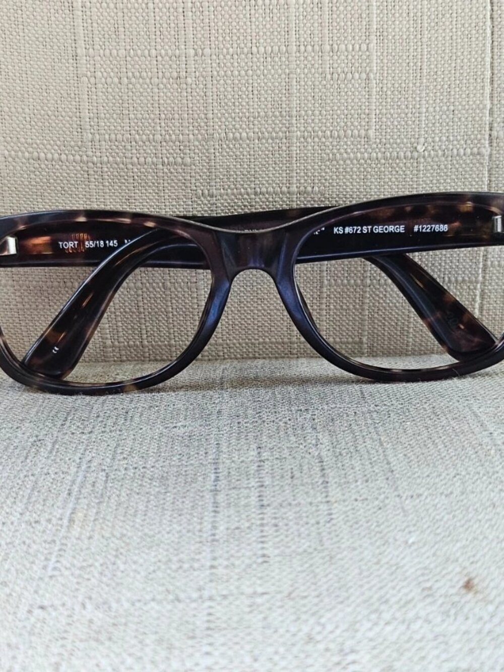 Vintage Kirkland Signature Eyeglasses Brown Tortoise ST GEORGE KS 672 Unisex